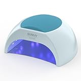SUNUV SUN2C Nageltrockner UV LED Nagellampe für Gelnägel, 10, 30, 60, 90s Timer, Automatischer Infrarotsensor, Geeignet für Maniküre und Pediküre, Geschenk für Frauen (Blau)
