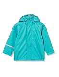 CareTec Unisex Kinder Rain Jacket - Pu W/O Fleece Regenjacke, Turquoise (968), 80 EU