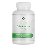D-Mannose 680 mg pro Kapsel – 60 D-Mannose Kapseln – 2040 mg reine D Mannose pro Tagesportion – Hochdosierte D-Mannose – Nahrungsergänzungsmittel ohne Zusatzstoffe