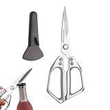 Küchenschere – Mehrzweckschere für Küche, multifunktional, aus Edelstahl, für Huhn, Knochen, Geflügel, Meeresfrüchte, Fleisch, spülmaschinenfest