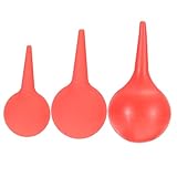 Healvian 3 Stück Teiliges Gummiball Ohrensauger Squeeze Cleaner Ohrenspülung Ohrenschmalzentferner Leichte Handhabung Tiefenwirksame Tragbar