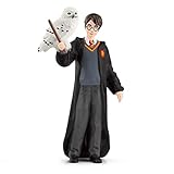 schleich 42633 Harry Potter & Hedwig, ab 6 Jahren, WIZARDING WORLD - Spielfigur, 4 x 2,5 x 10 cm