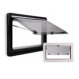 Wohnwagen-Seitenfenster mit Fliegengitter, Schiebefenster für Wohnmobil, Wohnwagen und Camper, verbessert die Belüftung und den Komfort