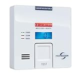 Protector CO-300F batteriebetriebener CO-Gasmelder | Präziser, langlebiger CO-Melder mit FIGARO-Sensor & beleuchtetem Display | Detektiert Kohlenmonoxid für maximale Sicherheit | Wohnwagen & Wohnmobil