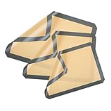 FUNOMOCYA 3 Stück Backmatte Aus Silikon Plätzchen Nicht Ofen Groß Backen Blech Antihaft-backmatte Antihaft-silikonmatte Backmatte Für Die Küche Wiederverwendbare Backmatte Kieselgel Grey