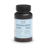 Reines Phosphatidylserin 300 mg hilft bei der Reduzierung von Cortisol, verbessert das Gedächtnis und die Konzentration, Stressmanagement Nootropisches Nahrungsergänzungsmittel mit Vitaminen B1 B6 B12