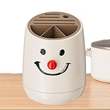 Drehbarer Messerblock - Platzsparende Messer Organizer Für Küche & Haushalt - Stylische Aufbewahrung Mit Kompakt-Design Für Schränke, Bars Und Familienküchen