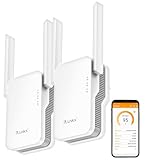 7links WLANRepeater: 2er-Set WiFi-6-Dualband-Repeater, bis 3.000MBit/s, WLAN-Mesh, LAN-Port (Steckdosen-Repeater, WiFi Repeater Extender)