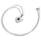 TOYANDONA Urnen Anhänger Halskette Aus Offenes Design Für Haustierasche Gedenkschmuck Für Rostbeständige Kette Für Erinnerungen