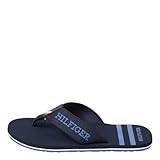 Tommy Hilfiger Herren Flip Flops Sporty Beach Sandal Zehentrenner, Blau (Desert Sky), 41