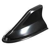 Viviance Universal Auto Shark Fin Dach Antenna Aerial Am Fm Radio Decorate (Schwarz)