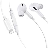 In Ear Kopfhörer für iPhone [MFi-Zertifiziert] Kopfhörer mit Lightning Kabel,Ohrhörer HiFi Audio Stereo mit Mikrofon und Lautstärkeregler,Kompatibel mit iPhone 14/14 Pro/13/12 Mini/SE/11/X/XS Max/8/7