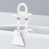 Brolteja Badewannen Einstiegshilfe für Senioren,Safety Rail Dreifach,Griff Einstellbar Einstiegshilfe Badewanne Verstellbar 7.5-16.5 cm,Badewannengriff ohne Bohren, für Senioren, Schwangere, Kinder