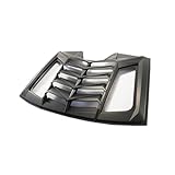 Kompatibel for Dodge Charger 2011–2022, Heckscheiben-Lamellen-Shutter-Trim-Abdeckung, 3 Stück, glänzend schwarz, Karbonfaser-Look, Autozubehör, ein Paar(Matte Black)