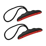 kowaku 2 Stücke Kajakgriff Handgriff, Schwarz Rot