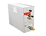 EBAYTV Poolheizung, 6kW Dampfgenerator Sauna Room Wet Dampfmaschinen Sauna Nass Dampf Digital Display Externe Steuerung Schneller Dampf for Sauna Home SPA