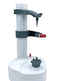 Pelamatic - Elektrischer Kartoffelschäler | Edelstahl-Klinge & Extra Blätter | Sicheres & Hygienisches Design | Leicht zu Reinigen | Für Obst & Gemüse, Weiß, Edelstahl/Kunststoff