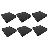 VICASKY 6 Stück Teiliges Schallisolierendes Flammhemmendes Akustikpanel Schalldämpfende Wandverkleidung Geräuschreduzierend Geeignet für Tonstudio Klavier und Proberäume