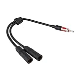 CGEAMDY Antenne Adapter 30.5CM, Fahrzeugantenne Doppel Buchse auf Stecker Y-Form Kabel, Autoradio Y Splitter Diversity, FM AM Auto-Stereo-Diversity-Wandler