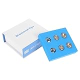 PartyKindom Diamant-Mikroschnitzspitzen, langlebiges Beauty-Gerät, Zubehör für Zuhause, Salon, Frauen, stabile mikroskopische Diamant-Mikrodermabrasionsköpfe für Hautpflege, einfach zu installieren