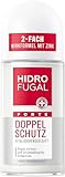 Hidrofugal FORTE DOPPEL SCHUTZ Roll-on, starker Antitranspirant Schutz gegen stress- und hitzebedingtes Schwitzen, Deo ohne Ethylalkohol mit vitalisierendem Duft (50 ml)