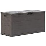 WOODEY Möbelbox Gartenbox 280 L braun