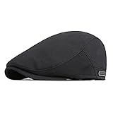 EKMTBJXY Herren Schiebermütze Flatcap Barett Newsboy Cap Schirmmütze Einstellbare Driving Cabbie Gatsby Jagd Kappen Baskenmütze