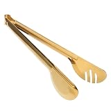 IMIKEYA Grillzange Multifunktionale Küchenzange aus Dickem für Steak und Desserts Rutschfeste Langlebige für Buffet und Bbq