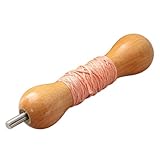 Tie Dye Tools - Sinew Tool | Holz Handgefertigtes Zubehör Naturholz mit Verbindungsstücken Erwachsene Anfänger Kleidung Design Textil Kunst Handwerk Projekte Stoff Färbewerkzeuge