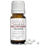 MelaN8 Melatonin Streukügelchen · globuli unique · hormonfreie & sanfte Hilfe bei einschlafen, durchschlafen, innere Ruhe, erholsamer Schlaf · 10 g ca. 1100 St.
