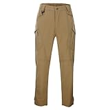 WAZHAKU Motorrad Hosen Herren Mit Protektoren Sportliche Motorrad Hose Mit Oberschenkeltaschen Atmungsaktiv Outdoorhosen Herren Motorradrüstung Schutzauskleidung Motorcycle Biker Pants