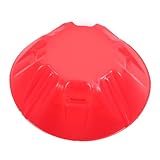 Operitacx Staubschutzhaube Schutzhaube Alarmstaubabdeckung Abdeckung für selbst Abdeckplatte für Rauchmelderloch Rauchmelderabdeckungen aus Kunststoff Plastik rot