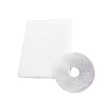 KONTONTY Selbstklebendes Fliegengitter Weiß Insektenschutz Netzvorhang mit Klettband Einfach Zuschneidbares Moskitonetz für Fensterrahmen Atmungsaktives Mückenschutzgitter für Sommer