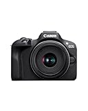 Canon EOS R100 mit RF-S 18–45mm – 24,1 MP APS-C Systemkamera – Dual Pixel AF, 4K-Video, 6,5 B/s, Augen- & Gesichtserkennung, WLAN & Bluetooth - Perfekt, um kostbare Erinnerungen festzuhalten