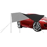 Huxibai Markise Camping,Wasserdichtes Auto-Camping-| Sonnensegel Schattenspender für SUV Transporter Wohnmobile Camping und Freizeitaktivitäten