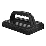 Grillschrubber Pads | Grillschrubber Scheuerschwamm mit ergonomischem Griff – Scheuerwerkzeuge Küchenhelfer für Gusseisen-Kochgeschirr