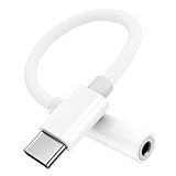 iPhone 15 Kopfhörer Adapter [Apple MFi Zertifiziert] Adapter USB C auf Klinke USB C auf 3,5‑mm-Kopfhörer­anschluss Adapter Aux Audio für iPhone 15/15 Plus/15 Pro/15 Pro Max, Galaxy S23 S22 S21 Ultra