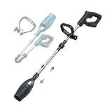 JiGiU Laubbläser Akku Elektrische Staubgebläse 21V mit 2X 3.0Ah Akkus und Ladegerät, 26000RPM Elektrisch Gebläse Laubsauger Leistungsstarker Kupfermotor für Rasenpflege, Laubblasen, Schnee, Staub