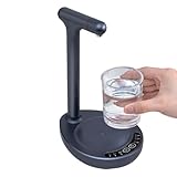 Wasserflaschenpumpe - Trinkwasserspender | Wiederaufladbare USB Trinkwasserschalter | Volumendispenser | Laden Sie mit 6 Betriebsmodi Budgetanforderungen für Hotelcamping