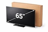 Imballaggi Point TV-Box Verpackung TV Monitore bis 65 Zoll robust für Versand und Umzug mit Zubehör zum Schutz von Bildschirmen, Größe 150 x 87 x 17 cm 1 Set (TV 65 Zoll)