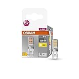 OSRAM Star PIN LED-Lampe für G9-Sockel, klares Glas ,Warmweiß (2700K), 320 Lumen, Ersatz für herkömmliche 30W-Leuchtmittel, nicht dimmbar, 5-er Pack