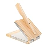 CLISPEED Holz Knödelpresse Praktisches Dumpling Pressing Tool für Teigtaschen Herstellung Stabiles Material Vielseitig für Knödel Empanadas Wontons als Geschenk für Küche und Backen