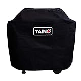 TAINO Basic Abdeckhaube Schwarz Regenschutz Gasgrill Plane Abdeckung Wetterschutz Abdeckplane