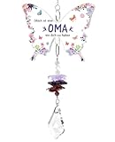 KAAYEE Oma Geschenk, Kristall Sonnenfänger Geschenke für Oma zum Geburtstag Weihnachten Valentinstag Ostern Muttertag von Enkel