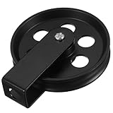 TEMPNAP Pulley für Pendelleuchten Metall Umlenkrolle Flaschenzug Wandmontage Verstellbar Langlebig für Loft Hängelampen