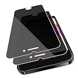 VideoSecu Sichtschutz Panzerglas für iPhone 6/6s/7/8/SE 2020 Schutzfolie, 2 Stück 9H Härte Blasenfreie Anti-spy HD Displayschutzfolie - 100% Touchgenauigkeit Blickschutz, Kratzfest Privacy Folie