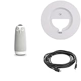 Owl Labs Meeting Owl 3 Bundle – 360-Grad, 1080p HD Smart Videokonferenzkamera, Mikrofon und Lautsprecher, Ständer und USB-C-auf-USB-C-Kabel