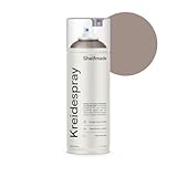 shelfmade Kreidespray braun - hochwertiges Kreidefarbe Spray in braun - matte chalk Sprayfarben - deckendes Chalk Spray (Coffee - Kaffeebraun)