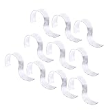 CLISPEED 10 Stück Teiliges Transparentes S Form Gürtel Display Regal Platzsparender Gürtelhalter für Ladengeschäfte Ausstellungsräume Langlebiges und Flexibles Aufbewahrungssystem