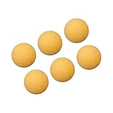 Strukturierte Tischfußbälle, rutschfeste matte Oberflächen, Kickerbälle für Fußballspiele mit verbessertem Grip, professionelles Fußballzubehör, 6 Stück